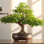 Ficus bonsai tree care guide - watering technique, pruning tips for indoor outdoor species, fixing dying plants with yellow leaves